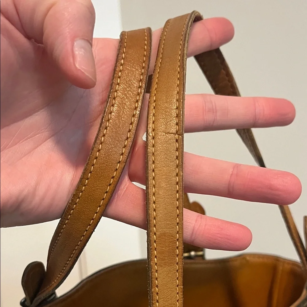 Louis Vuitton Vintage Brown Monogram Tote Bucket Bag - Picture 13 of 17